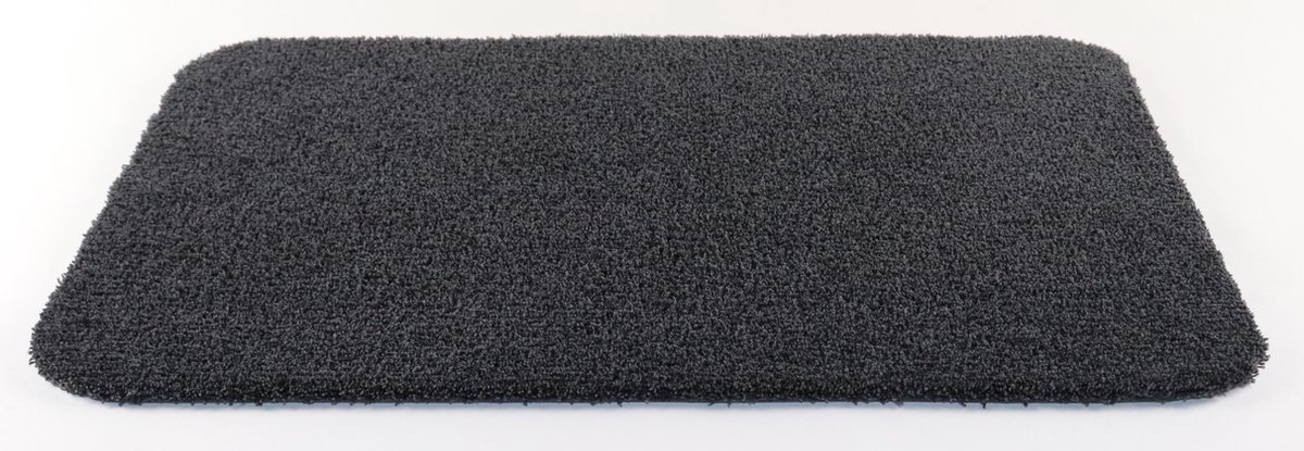 Badmat - WC mat Soft zwart antraciet 40x60 antislip