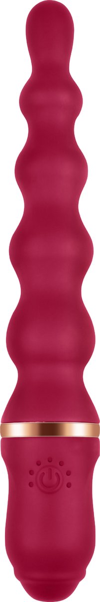 Cupitoys® Anaal vibrator - 24,9cm - Rood - 7 standen - Vibrators voor vrouwen en mannen - Sex toys voor vrouwen en mannen
