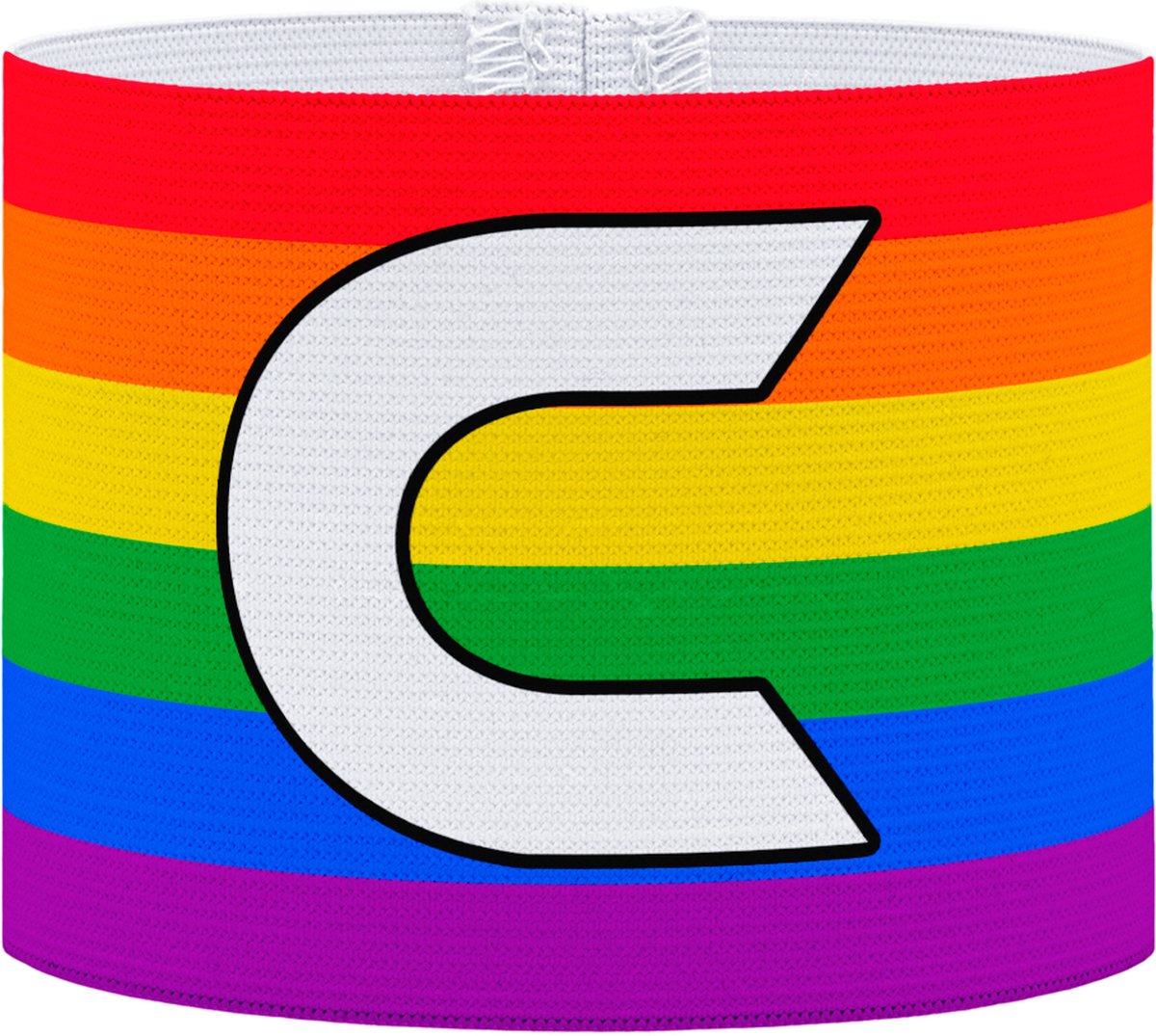 Aanvoerdersband - Regenboog C - Senior