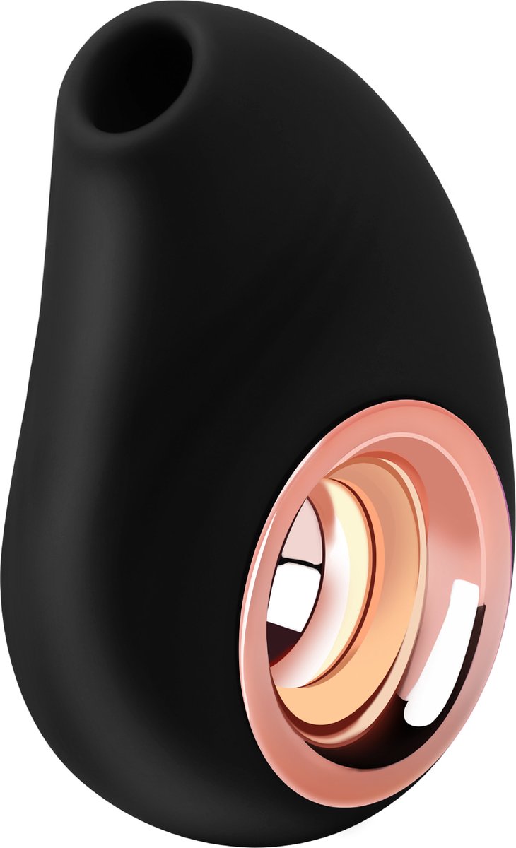 Goedkoopste Cupitoys® Luchtdruk vibrator - 10,2cm - Zwart - 12 standen - Vibrators voor vrouwen en mannen - Sex toys voor vrouwen en mannen