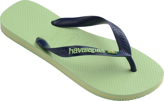 Havaianas BRASIL - Groen/Zwart - Maat 37/38 - Unisex Slippers