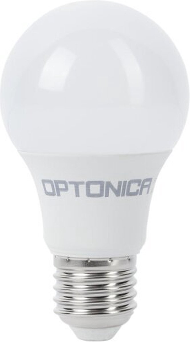 Optonica LED Lamp A60 E27 - 10.5W (vervangt 90W) - 1055lm - 6000K Koel Wit - 230V - Ø60mm - Energiezuinig