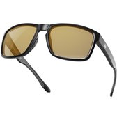 MowMow® Sportbril | Fietsbril | Drijvende zonnebril heren | Zonnebril dames | Gepolariseerd | X-CelLens