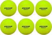 Scoop Astro Hockeybal  - Standard - Yellow - Set van 6