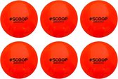 Scoop Astro Hockeybal - Standard - Orange - Set van 6