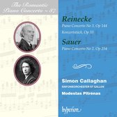 Simon Callaghan, Sinfonieorchester St Gallen & Modestas Pitrenas - Reinecke & Sauer: Piano Concertos (CD)