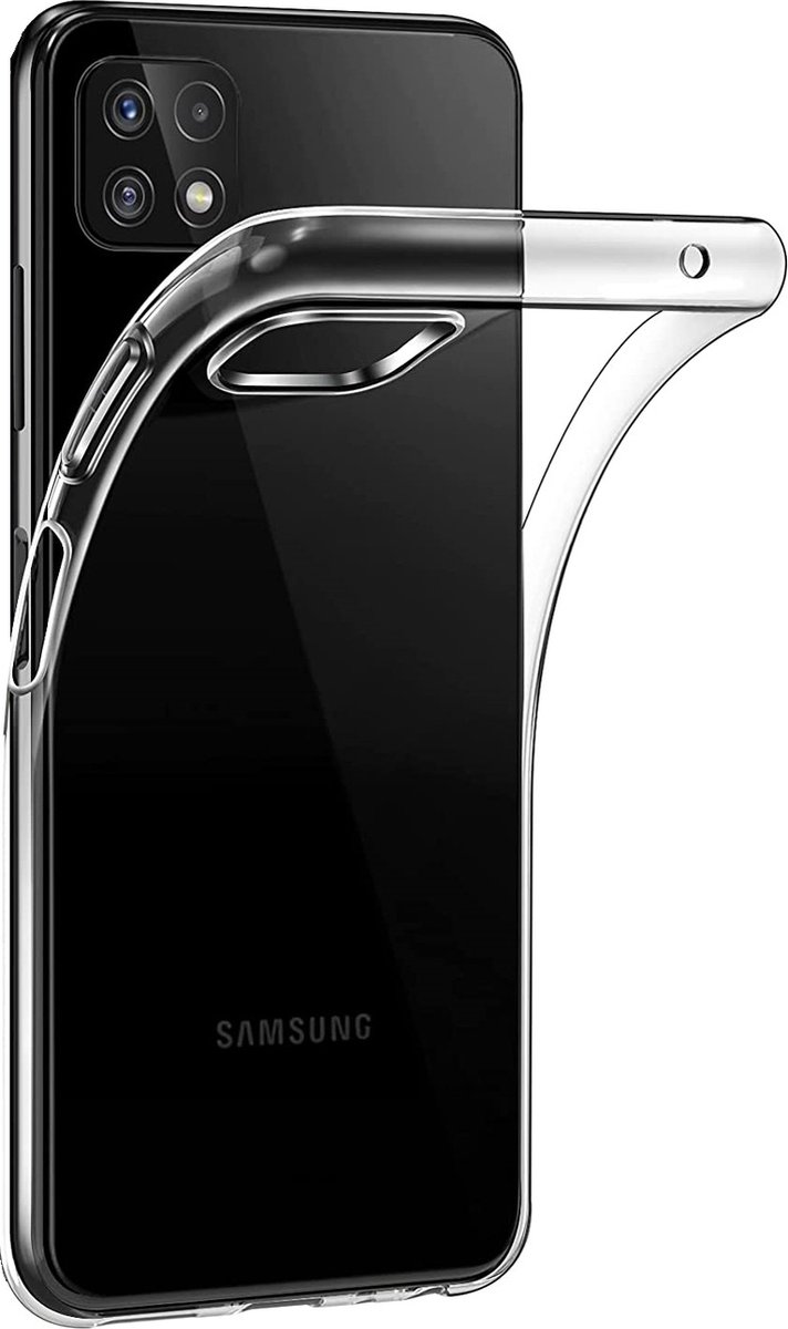 Hoesje voor Samsung Galaxy A22 5G backcover Shockproof siliconen Transparant