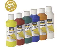 Creall vingerverf set a 6x 250ml