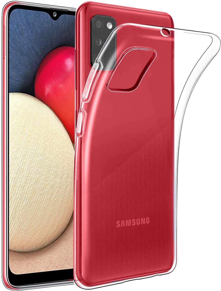 Hoesje voor Samsung Galaxy A02S backcover Shockproof siliconen Transparant