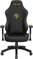 Andaseat Phantom 3 Noir - Or Chaise de Gaming - chaise de jeu ultime - chaise de bureau ergonomique - fonction bascule jusqu'à 160° - coussin d'assise élargi - bon maintien du bas du dos - noir/or
