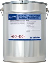 Wixx PRO Quickprimer Dakcoating Bitumen - 18L - Zwart