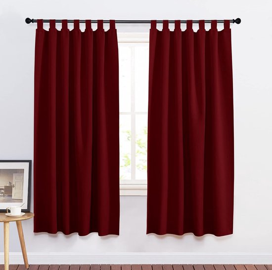 DWCN 2 stuks Thermische Ooggordijnen met Gordijnhouders voor Woonkamer, Ondoorzichtige Gordijnen met Ringen Kant en Klaar, 117x137 cm (B x H), Beige DWCN 2 stuks Thermische Ooggordijnen met Gordijnhouders voor Woonkamer, Ondoorzichtige Gordijnen met Ringen Kant en Klaar, 117x137 cm (B x H), Beige