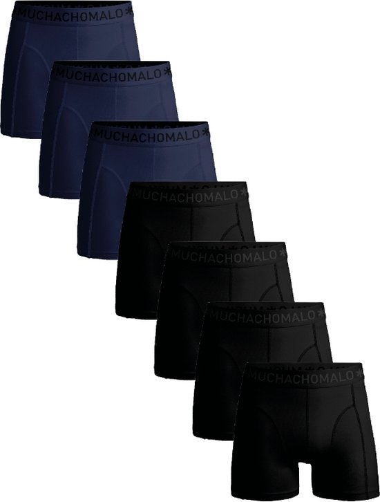 Muchachomalo Heren Boxershorts - 7 Pack - Maat M - 95% Katoen - Mannen Onderbroeken