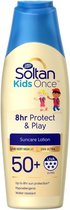 Soltan Once Kids Zonnebrand Lotion 8U Protect & Play SPF50+