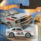 Hot Wheels 84 Audi Sport Quattro - 7 cm - Schaal 1:64