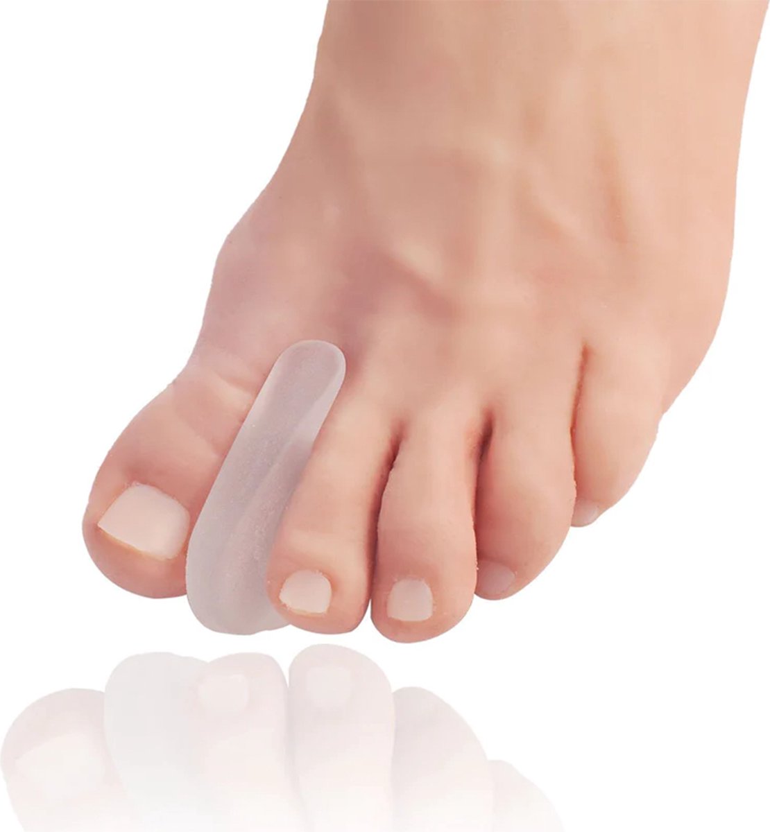 Medical Brace Siliconen Teenspreider Grote Teen |Teenverdelers | 1 Paar | Maat L