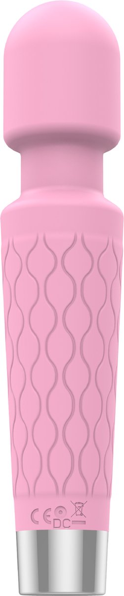 Goedkoopste Cupitoys® Wand vibrator - 20cm - Lichtroze - 7 standen - Vibrators voor vrouwen en mannen - Sex toys voor vrouwen en mannen