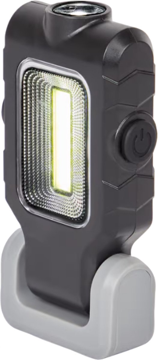 Werckmann WerkLamp met Magneet LED Lamp 3x AAA Batterijen Wit Licht Zwart Design Kunststof Materiaal 100 Lumen