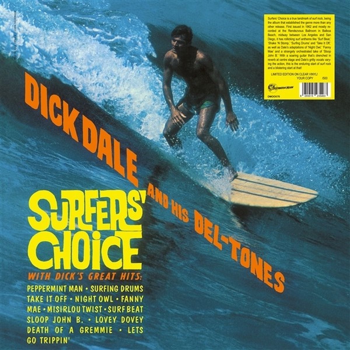 Dick Dale And His Del-Tones - Surfers' Choice (LP) (Coloured Vinyl)