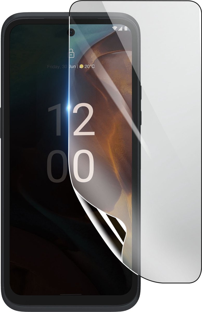 3mk, Geschikt voor Nokia XR21, Schokbestendige Hydrogel Screenprotector, Transparant