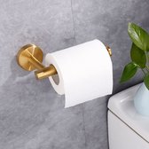 Luxe Roestvrijstalen Toiletrolhouder -Modern Design & Eenvoudige Installatie-goud
