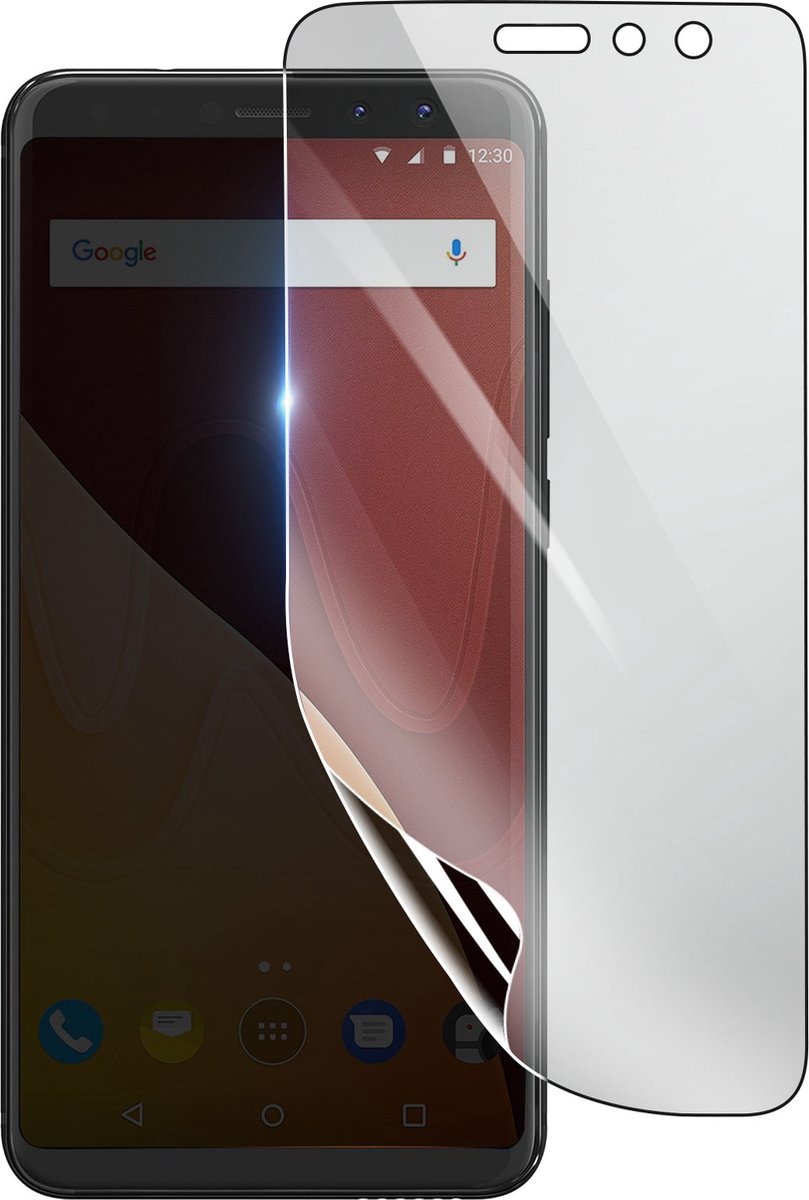 3mk, Geschikt voor Wiko View XL, Schokbestendige Hydrogel Screenprotector, Transparant