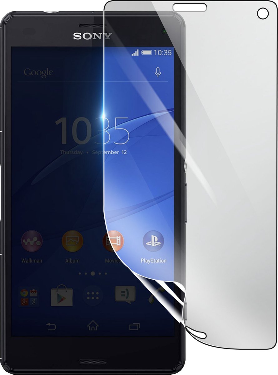 3mk, Geschikt voor Sony Xperia Z3, Schokbestendige Hydrogel Screenprotector, Transparant