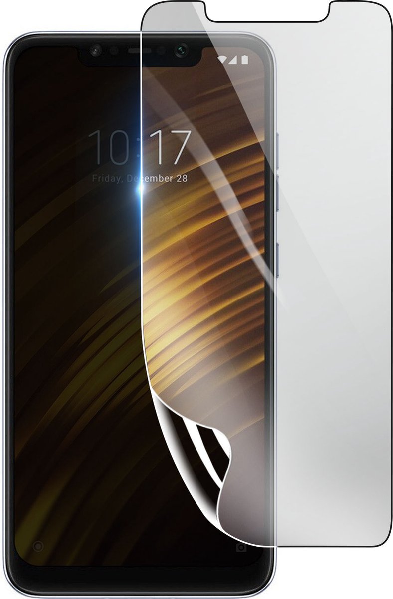 3mk, Geschikt voor Pocophone F1, Schokbestendige Hydrogel Screenprotector, Transparant