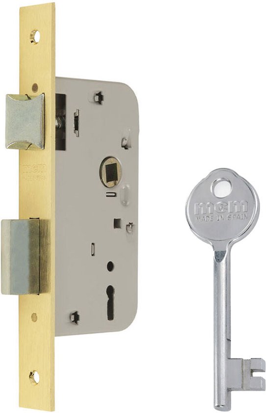 THIRARD - Slot voor binnendeur, recht, kop, vierkant, 7 mm, as 40 mm, 110 x 70 mm, zwart, 2 sleutels THIRARD - Slot voor binnendeur, recht, kop, vierkant, 7 mm, as 40 mm, 110 x 70 mm, zwart, 2 sleutels