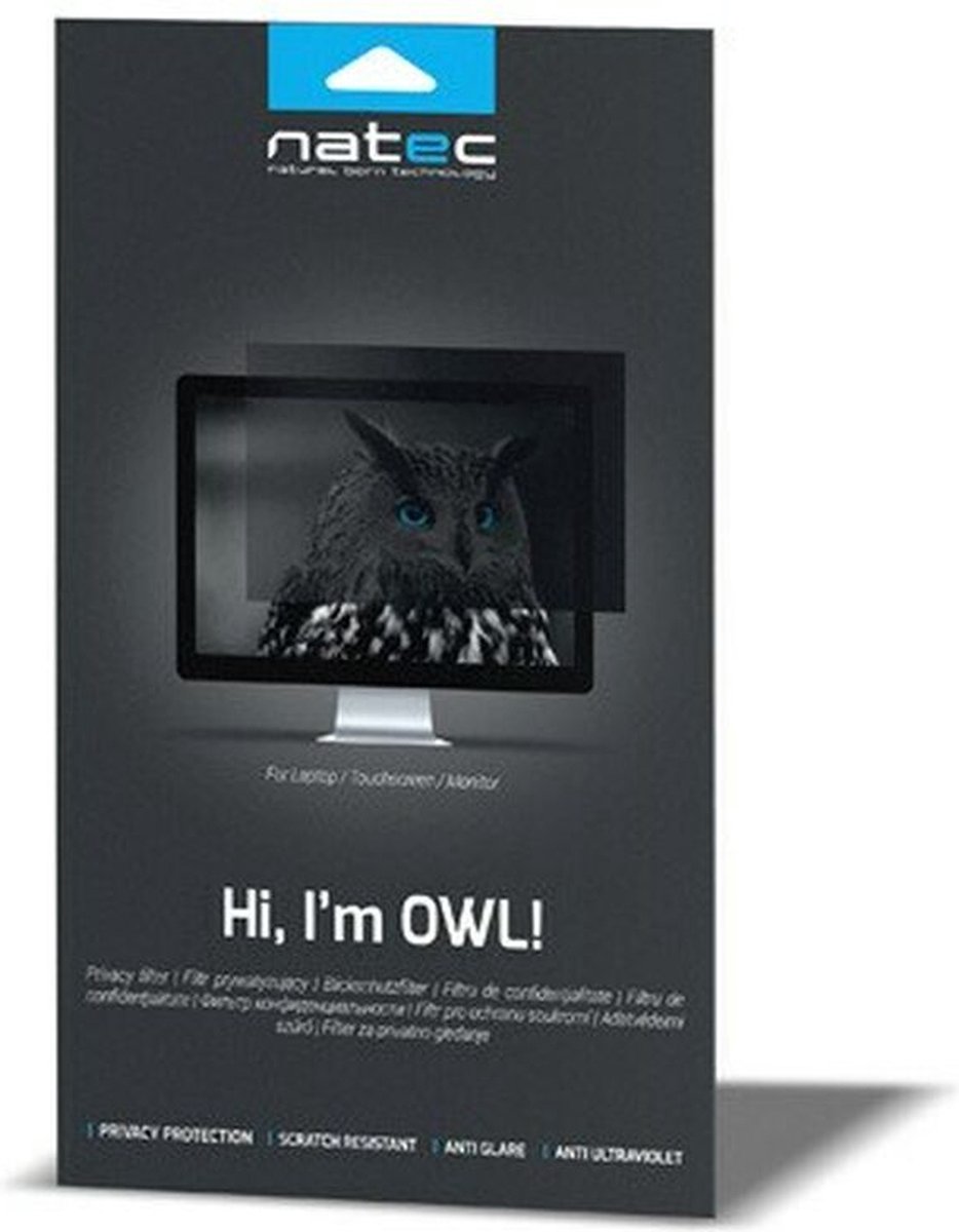 Privacyfilter voor Monitor Natec Owl