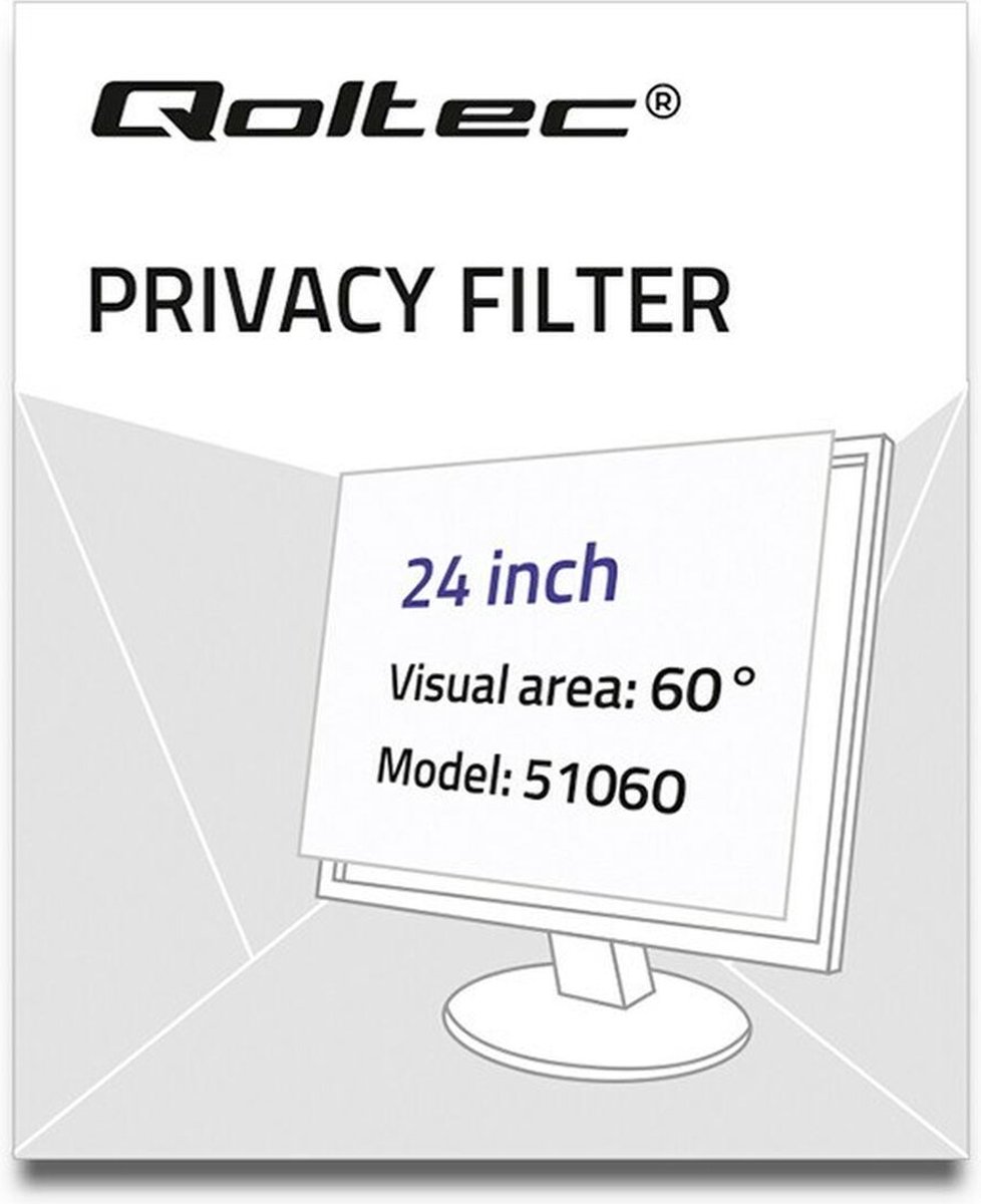 Privacyfilter Voor Monitor Qoltec 51060