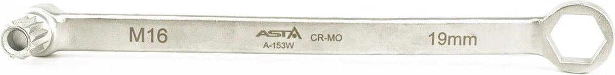 Carterplug sleutel - M16 x 19 mm - Olieplugsleutel - Olieaftap sleutel - ASTA