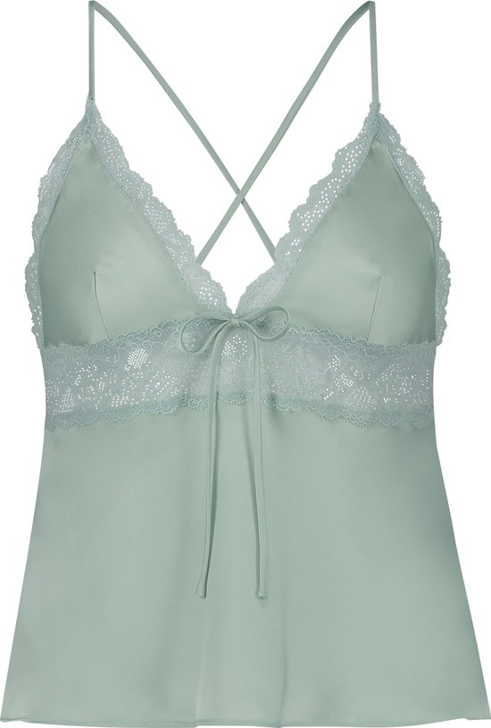 Hunkemöller Cami Top Satin Marcela Groen XL