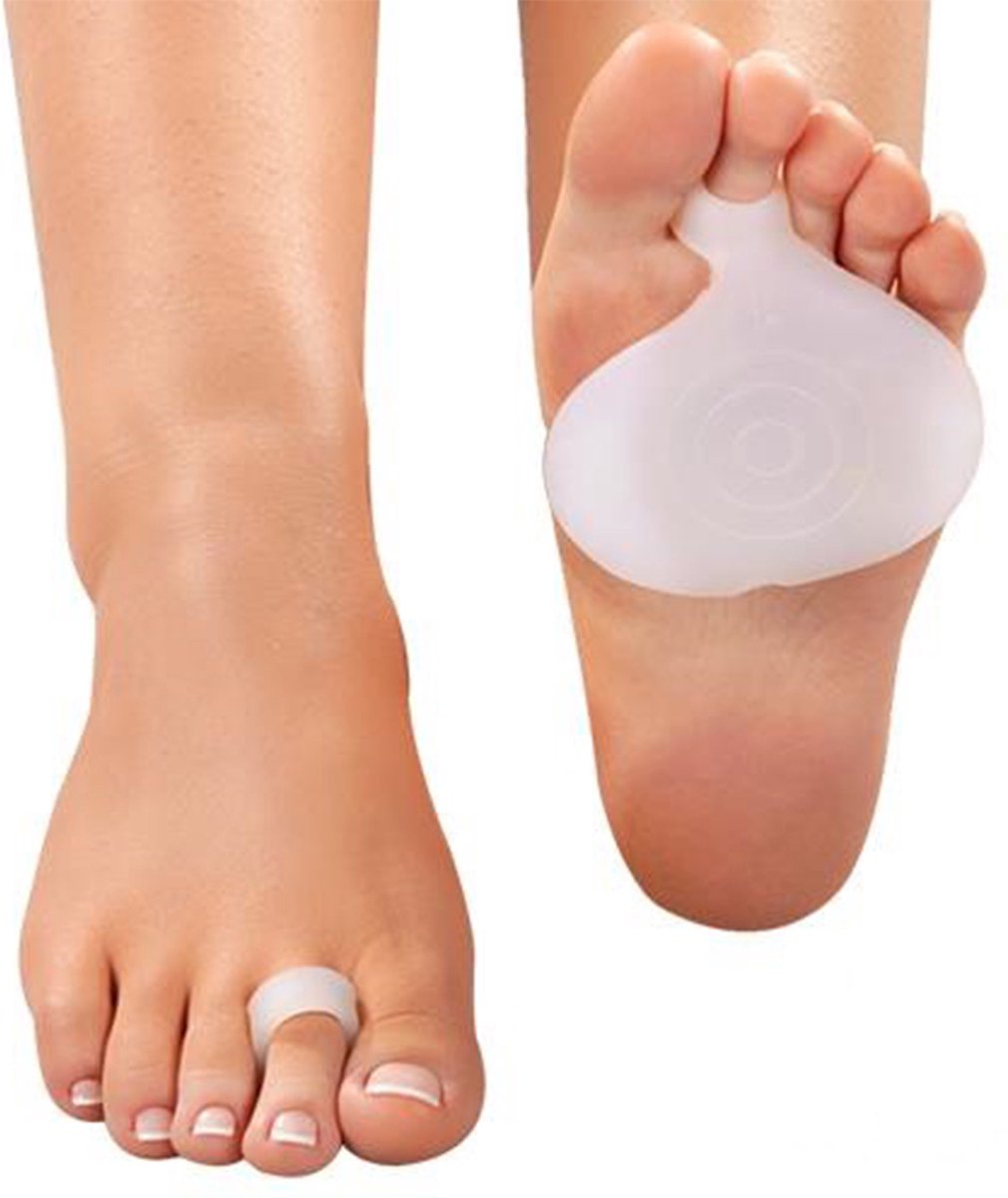 Medical Brace Siliconen Voorvoetkussen | Softgel | 1 Paar | One Size