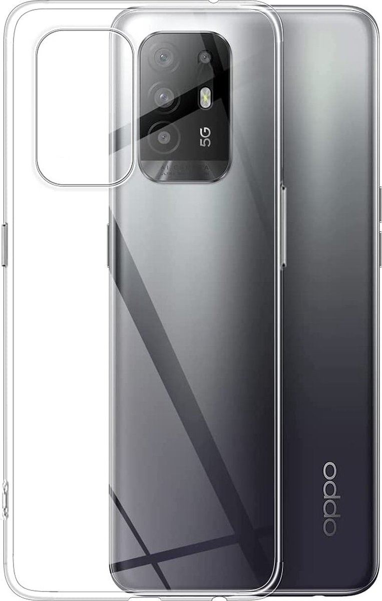 Hoesje voor Oppo A94 5G backcover Shockproof siliconen Transparant