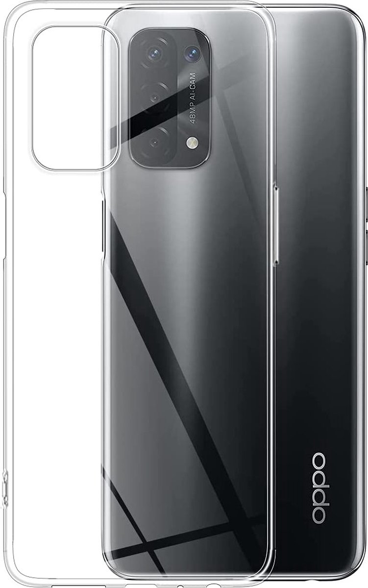 Hoesje voor Oppo A54 5G backcover Shockproof siliconen Transparant