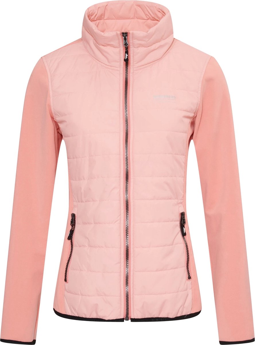 Nordberg Trine Dames Fleece Vest Lj01201-rz - Kleur Roze - Maat 3XL