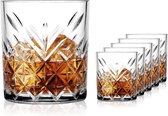 Set van 6 glazen, tijdloze waterglazen, ook ideale ginglazen, latte macchiato-glazen en whiskyglazen