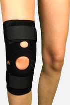 Kniebrace Medical Brace Neopreen met baleinen maat XL knie omvang 43-49cm  - patella luxatie ligament letsel - vocht in knie