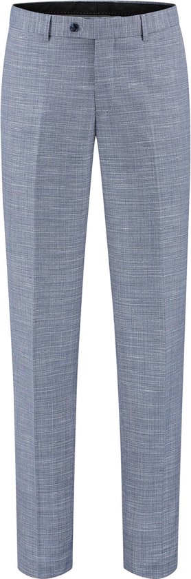 Gents - Pantalon structuur steenblauw - Maat 27