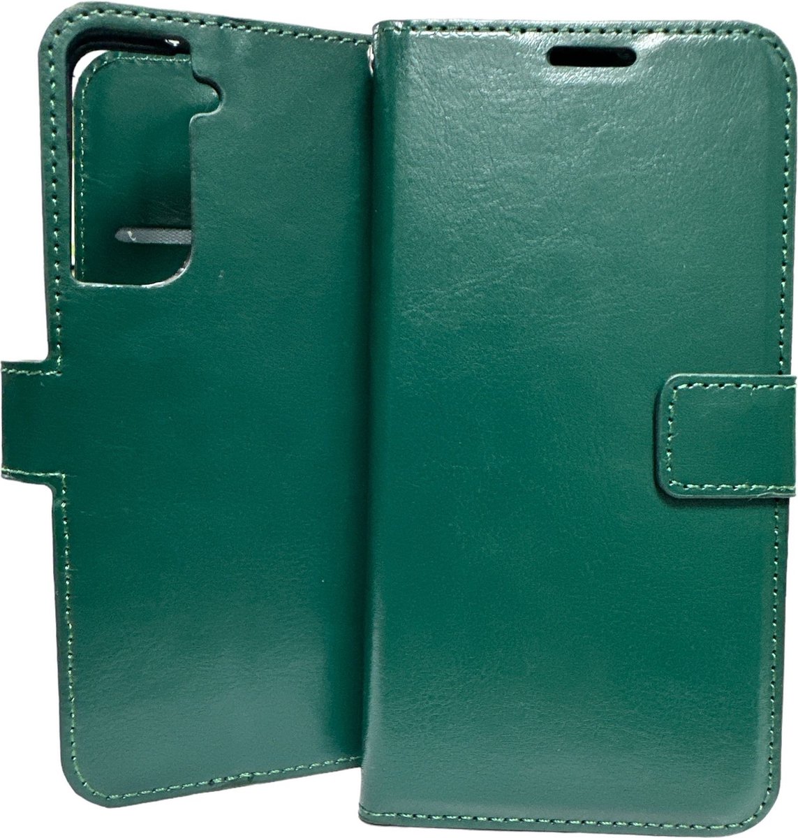 Bookcase Groen Geschikt voor Samsung Galaxy S23 - portemonnee hoesje - ZT Accessoires