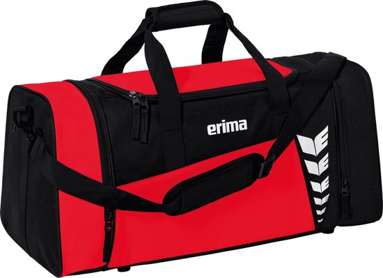 Erima Club 5 Sporttas (723331), rood/zwart, M
