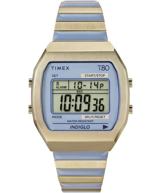 Timex T80 TW2W40800 Horloge - Staal - Multi - Ø 38 mm