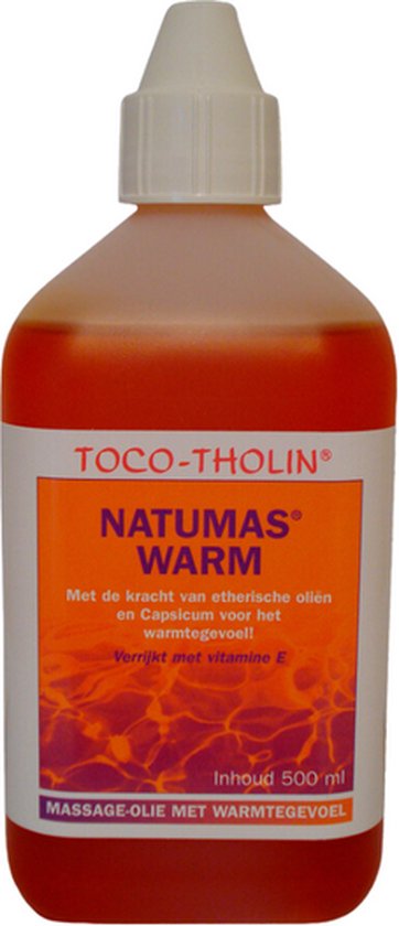 Toco Tholin Natumas Warm Massage Olie- 4 x 500 ml voordeelverpakking