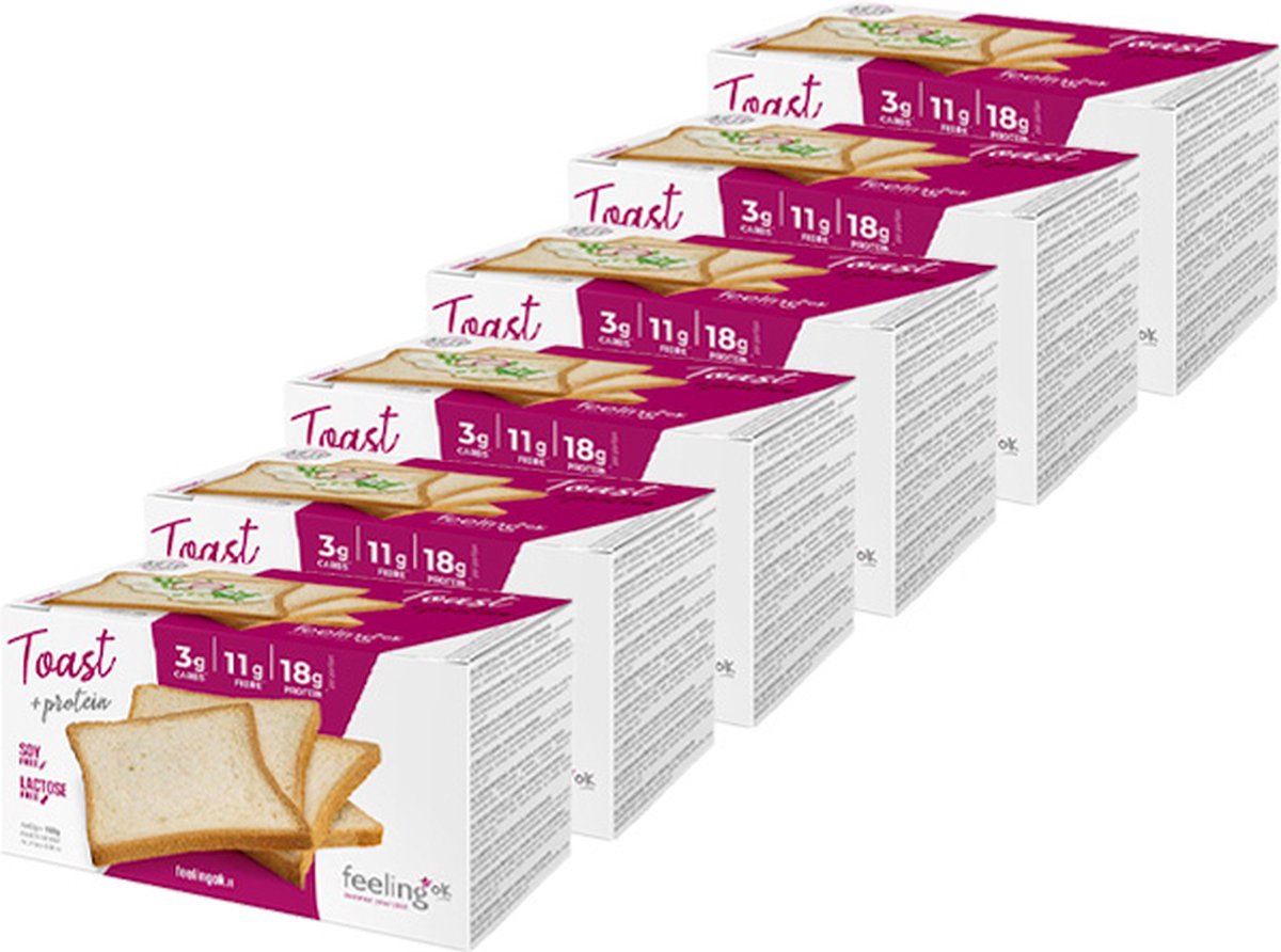 Goedkoopste Feeling OK | Toast Naturel Start | 6 Stuks | 6 x 160 gram