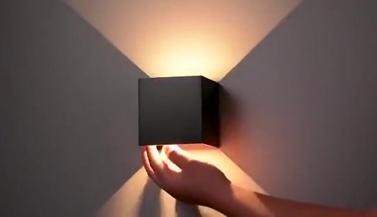 Ledmatters - Wandlamp Zwart - Up & Down - Dimbaar - 6 watt - 540 Lumen ...