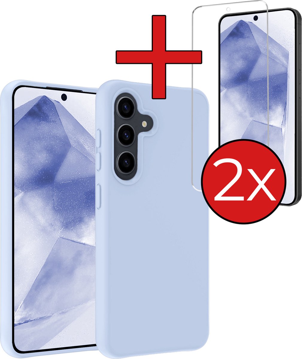 GOKEN Hoesje Oppo A17 4G + 2 Schermbeschermers - TPU/PC Schokbestendig Met Standaard, Zwarte Bumper Bescherming