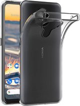 Nokia 5,3 Hoesje backcover Shockproof siliconen Transparant