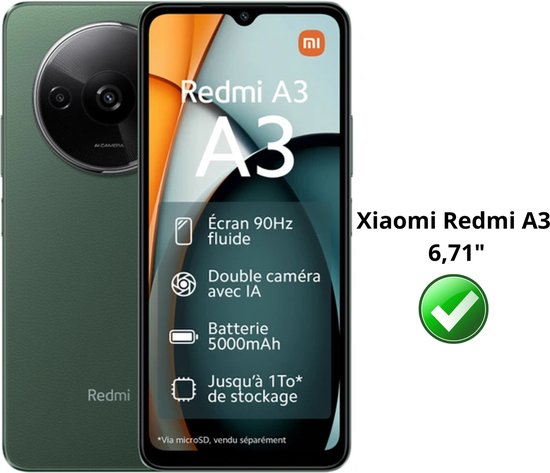 Coque AntiShock transparente cool pour Xiaomi Redmi A3