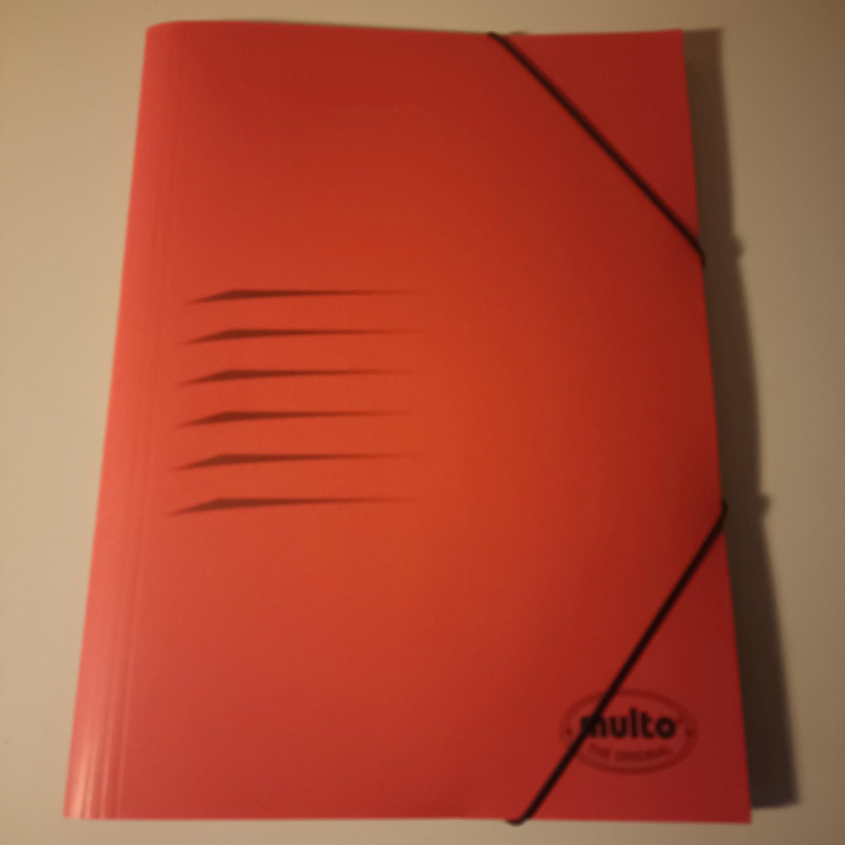 Multo Elastomap Rood Karton Met Elastieken FSC 10 Stuks